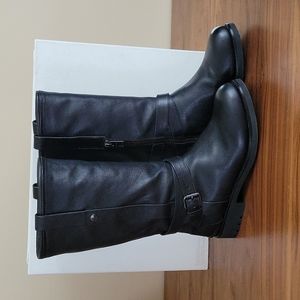 Coach Black Leather Boots